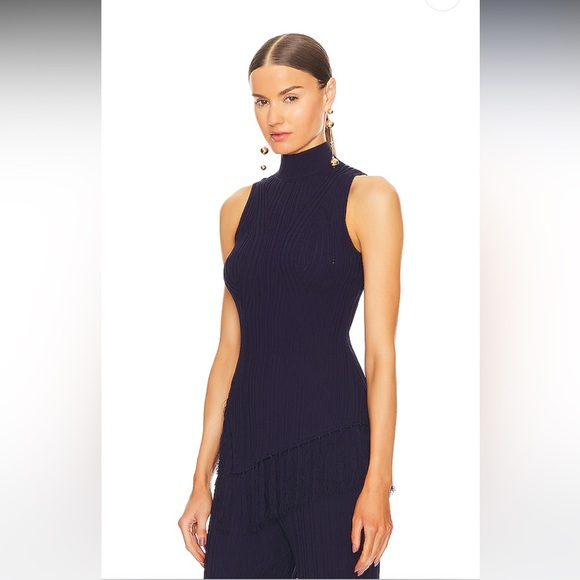 Cult Gaia Doja Top Evening Blue - Picture 2 of 5